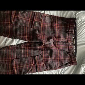 Baggy Plaid Cargo Pants